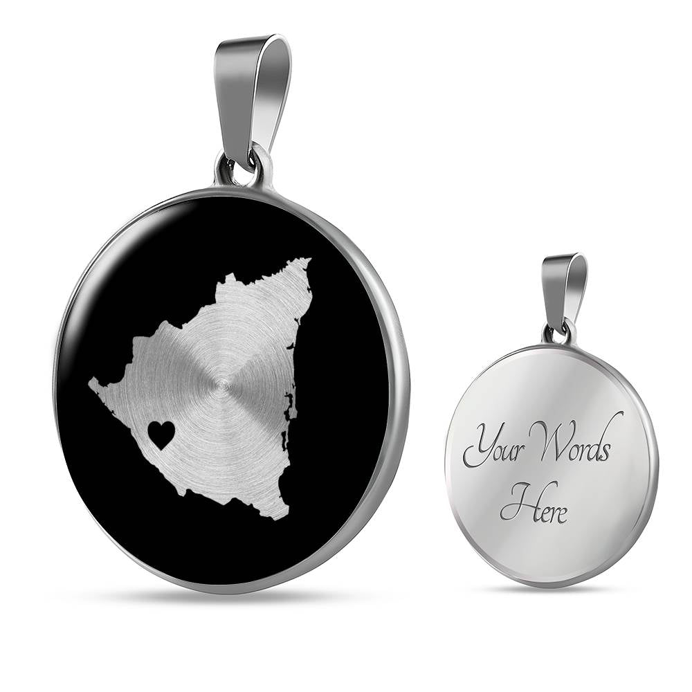 Nicaragua Necklace - Nicaragua Gift