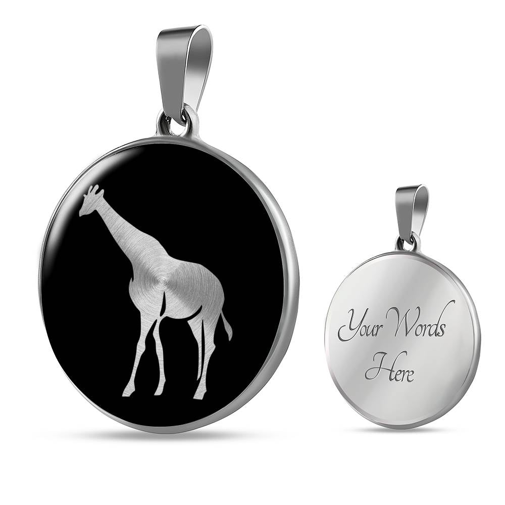 Giraffe Necklace - Giraffe Gift