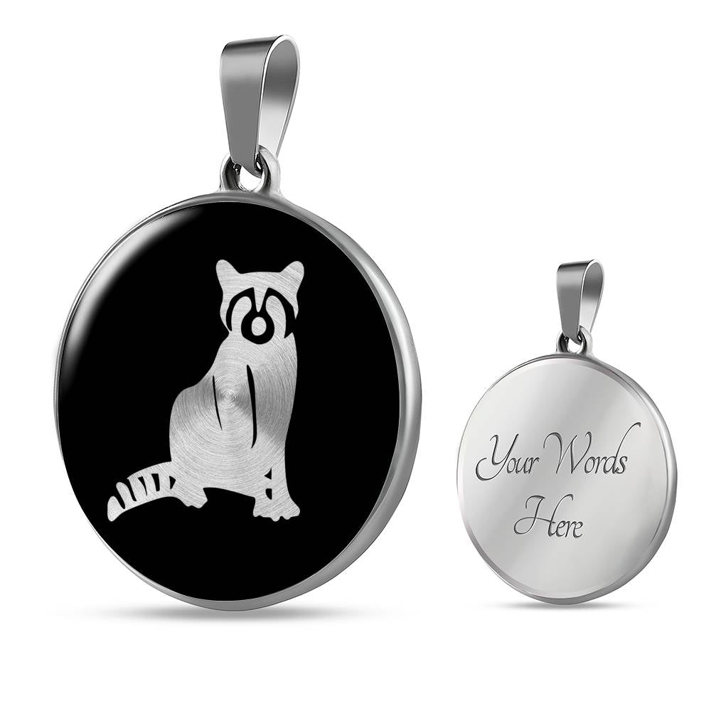 Racoon Necklace - Racoon gift