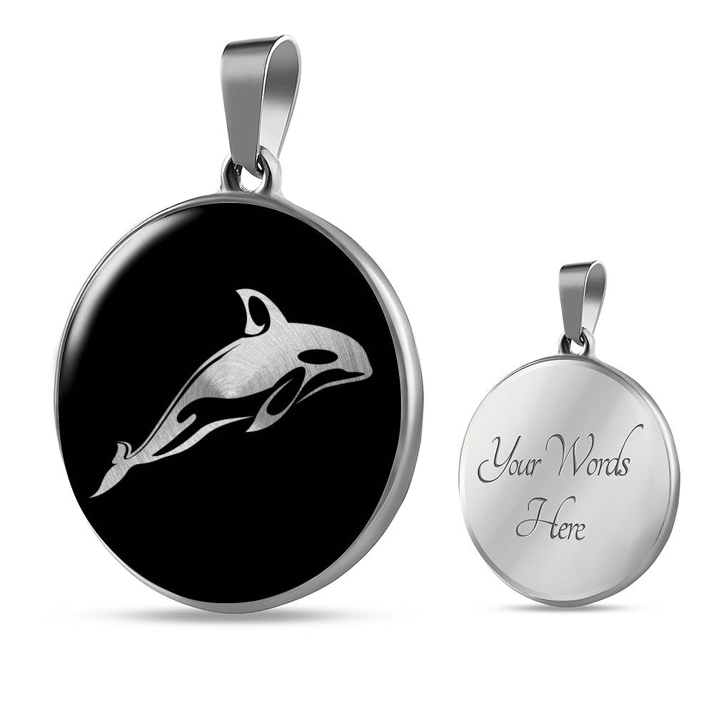 Orca Necklace - Orca Gift
