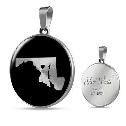 Maryland Necklace - Maryland Gift