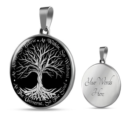 Wicca Tree Of Life Necklace