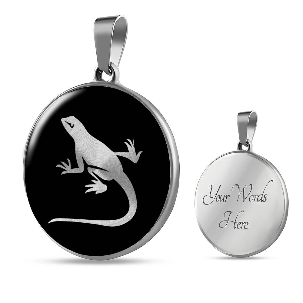 Gecko Necklace - Gecko Gift