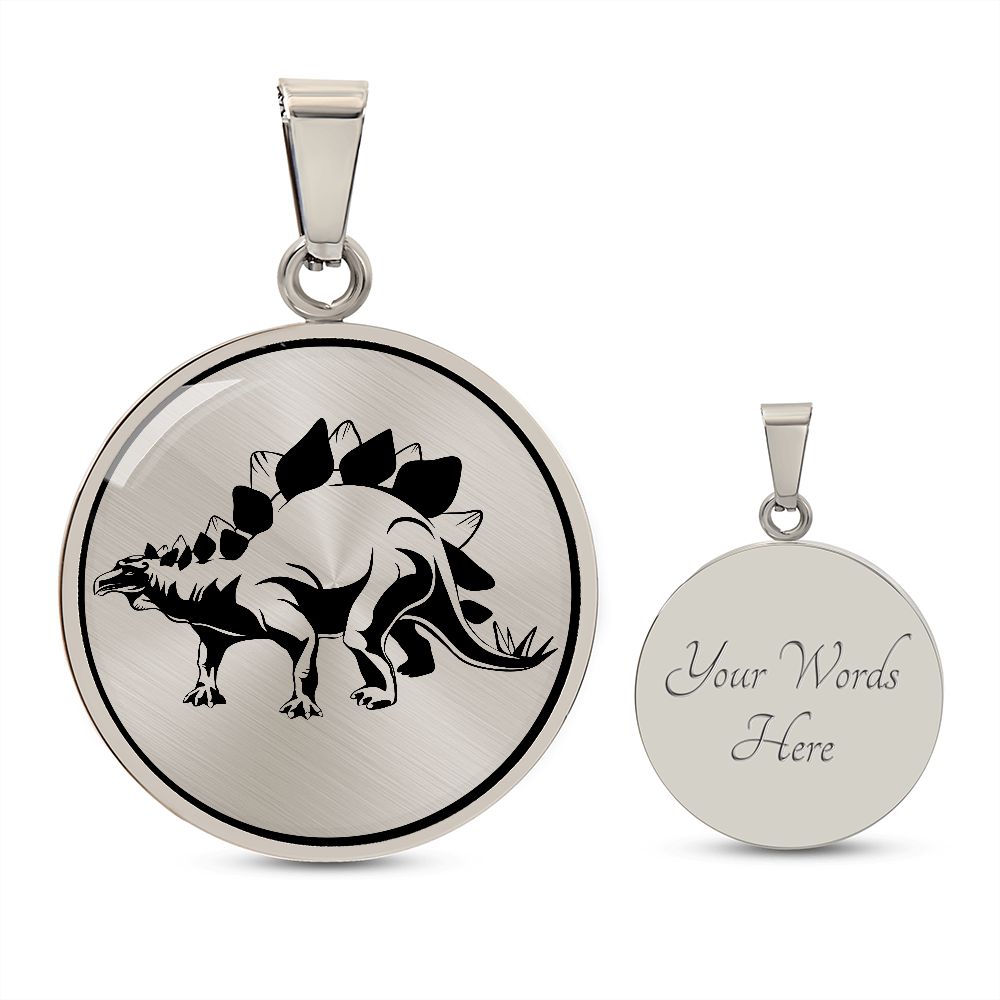 Stegosaurus Dinosaur Necklace