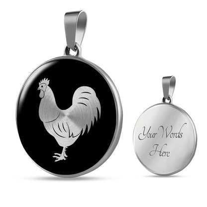 Rooster Necklace - Rooster Gift