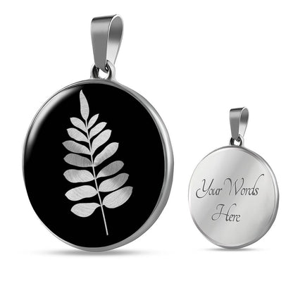 Personalized Fern Necklace - Plant Lover Gift