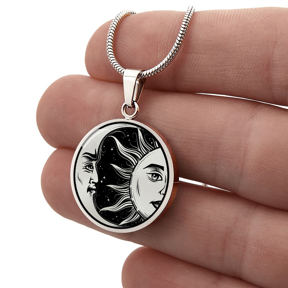 Sun and Moon Necklace