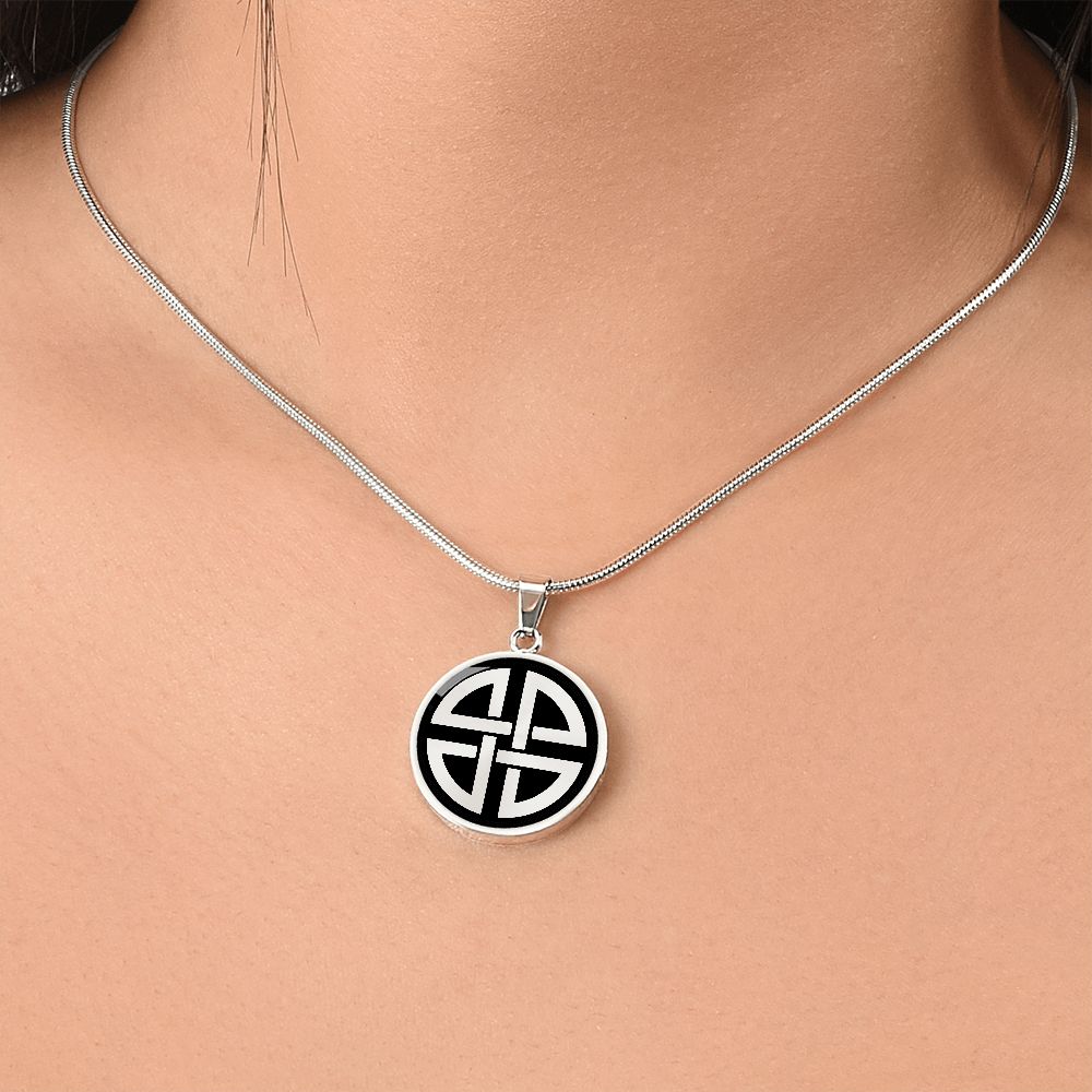 Celtic Shield Knot Necklace