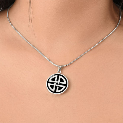 Celtic Shield Knot Necklace