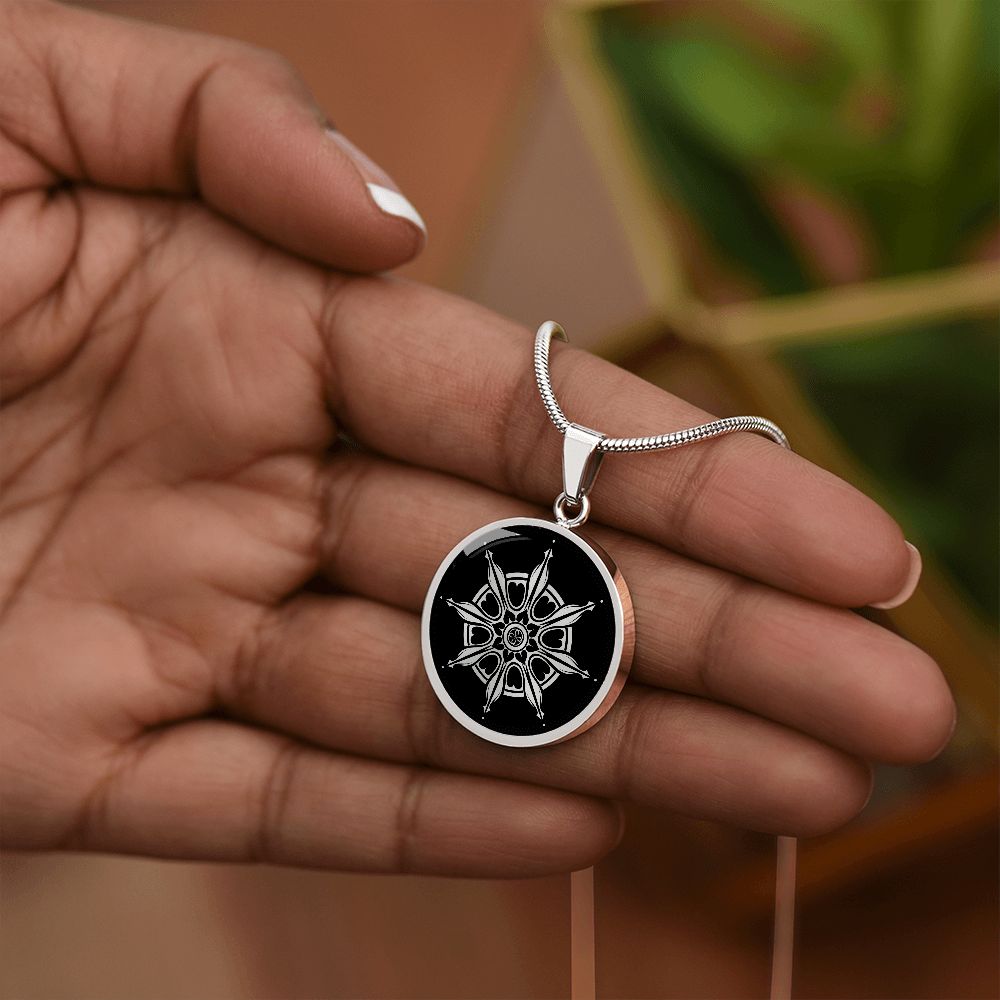 Dharma Wheel Necklace