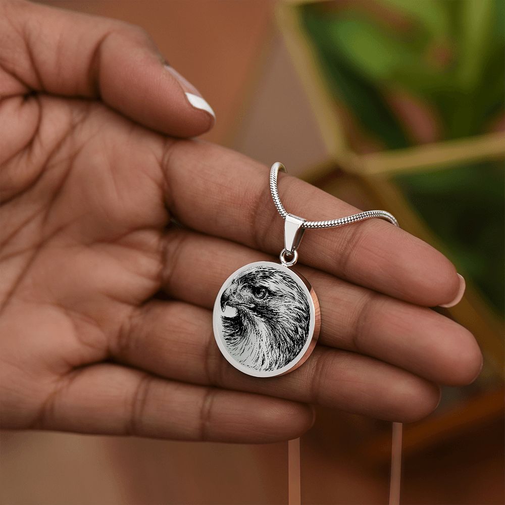 Red Tailed Hawk Necklace
