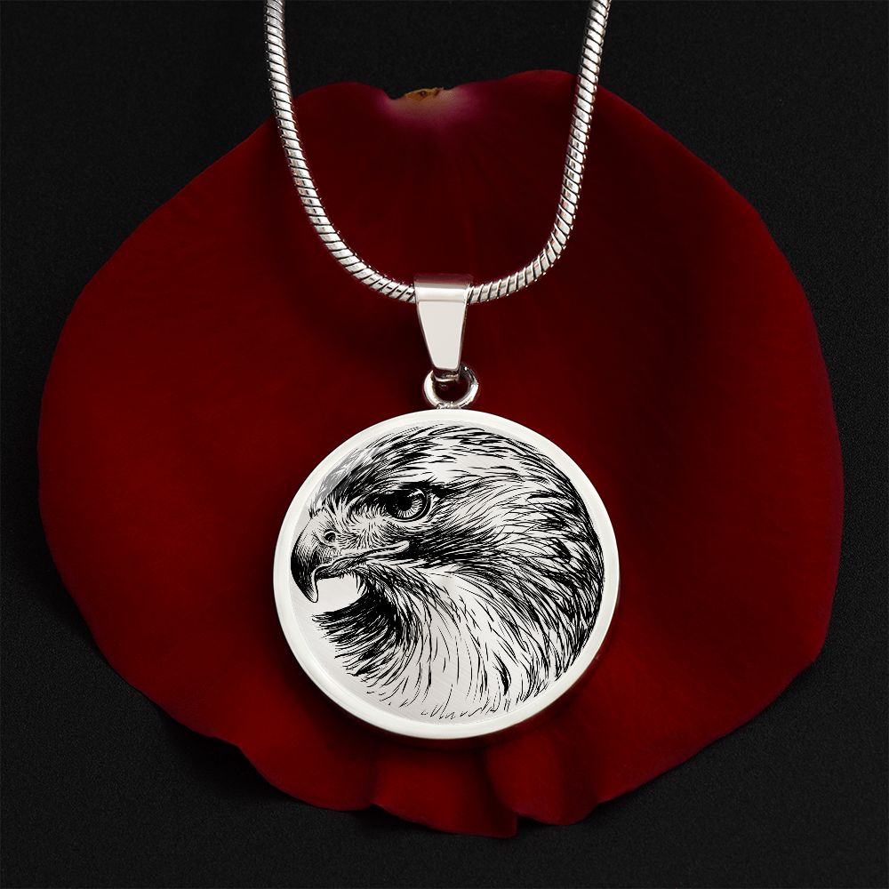 Red Tailed Hawk Necklace