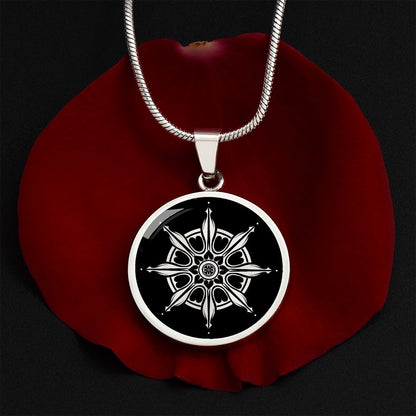 Dharma Wheel Necklace