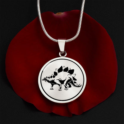 Stegosaurus Dinosaur Necklace