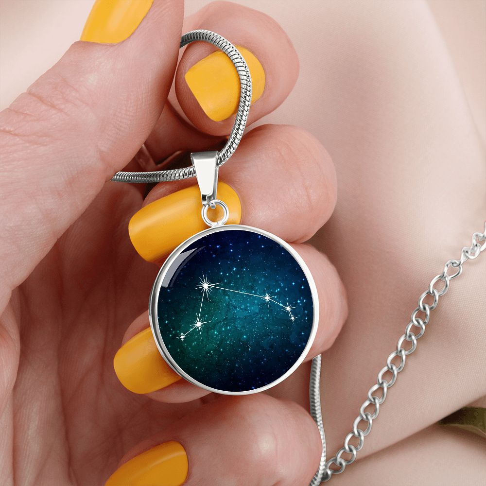 Aries Necklace - zodiac necklace, constellation necklace