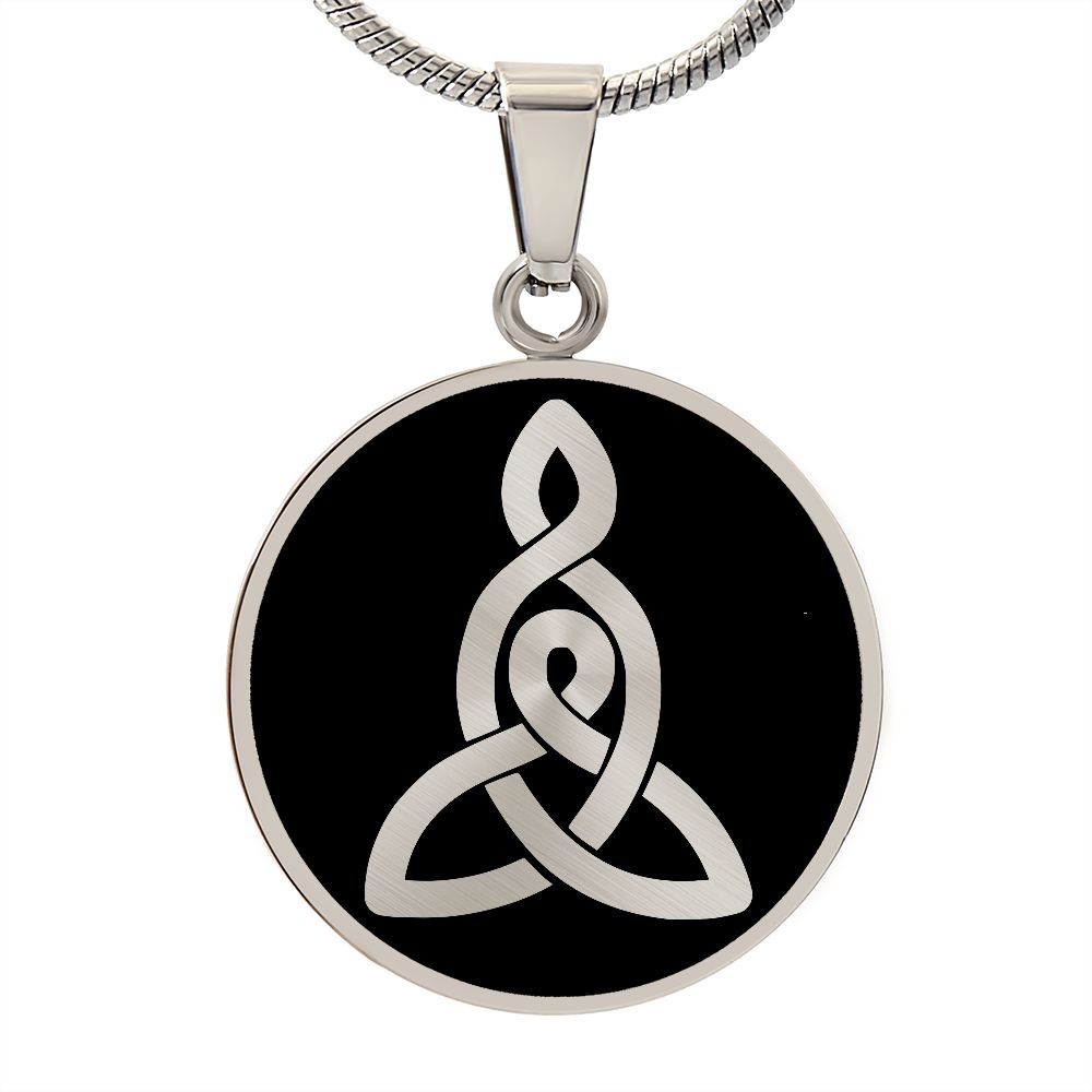 Mother Child Celtic Knot Necklace