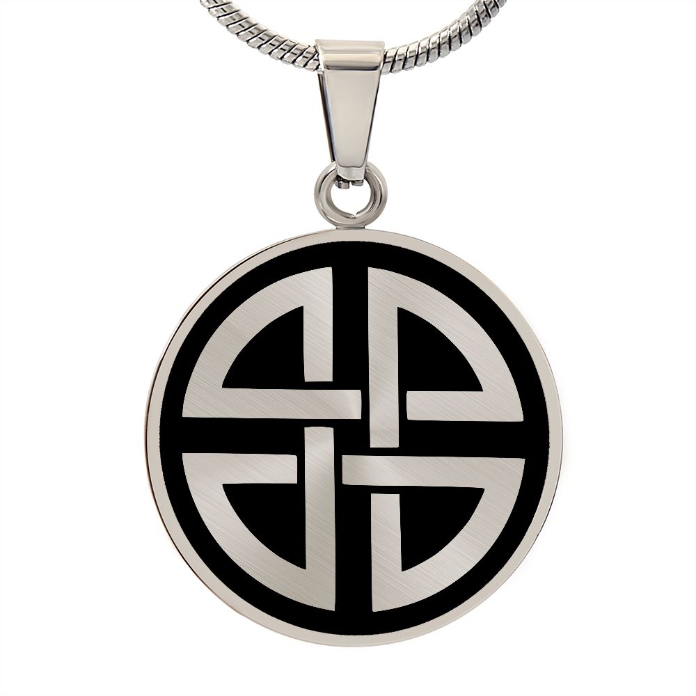 Celtic Shield Knot Necklace