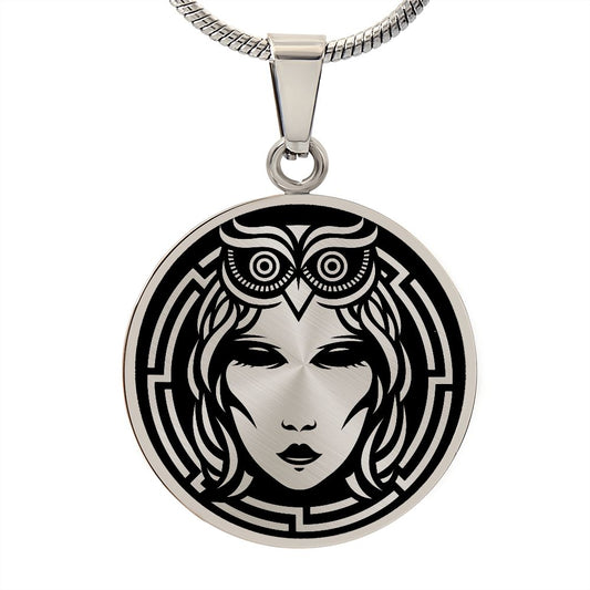 Athena Necklace - Goddess of War and Wisdom
