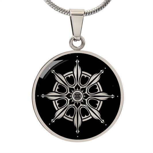 Dharma Wheel Necklace