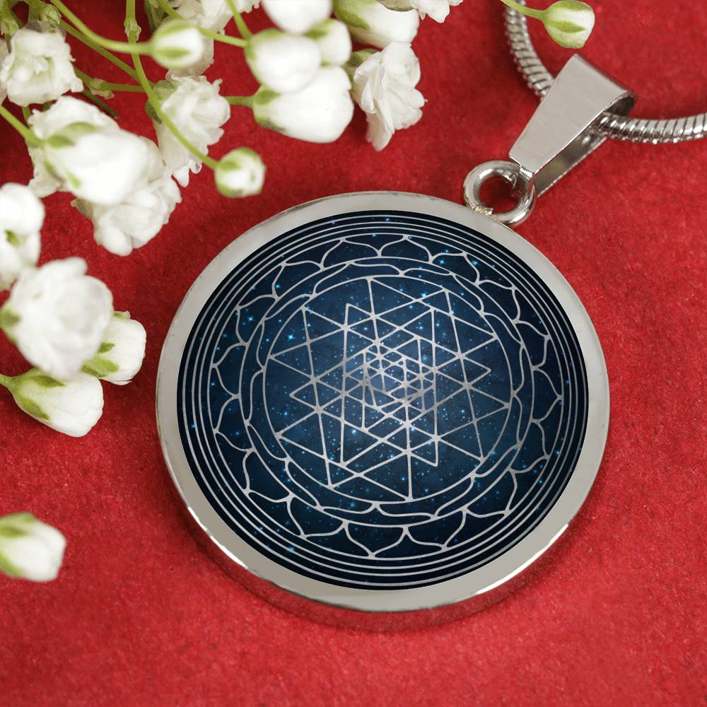 Sri Yantra Pendant - Sacred geometry