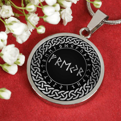 Freyr Pendant - Freyr runes Necklace