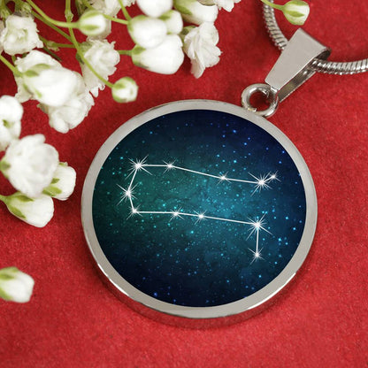 Gemini Necklace - zodiac necklace, constellation necklace
