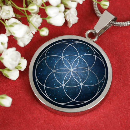 Seed Of Life Pendant - Sacred Geometry Necklace
