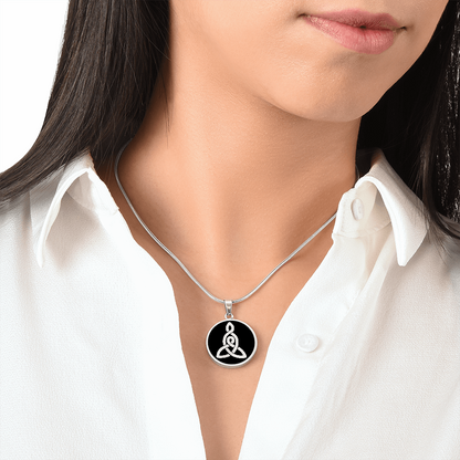 Mother Child Celtic Knot Necklace