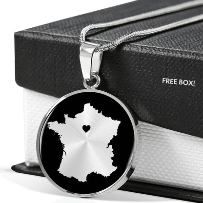 France Necklace - France Gift
