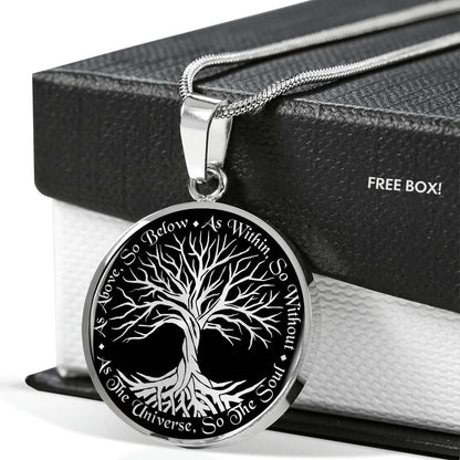 Wicca Tree Of Life Necklace