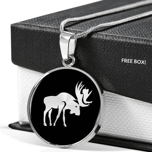 Moose Necklace - Moose Gift