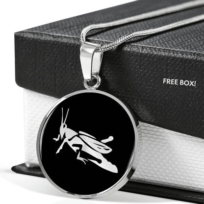 Grasshopper Necklace - Grasshopper Gift
