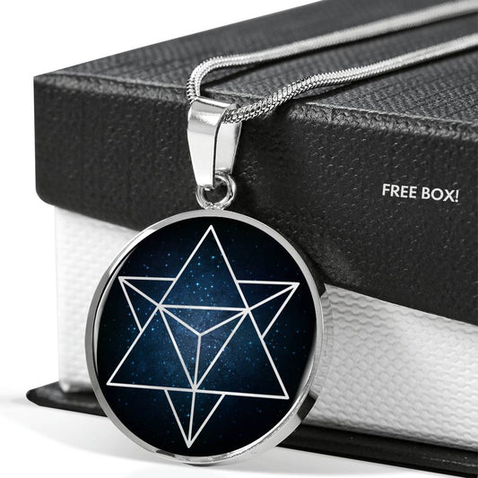 Merkaba pendant - Sacred Geometry Necklace