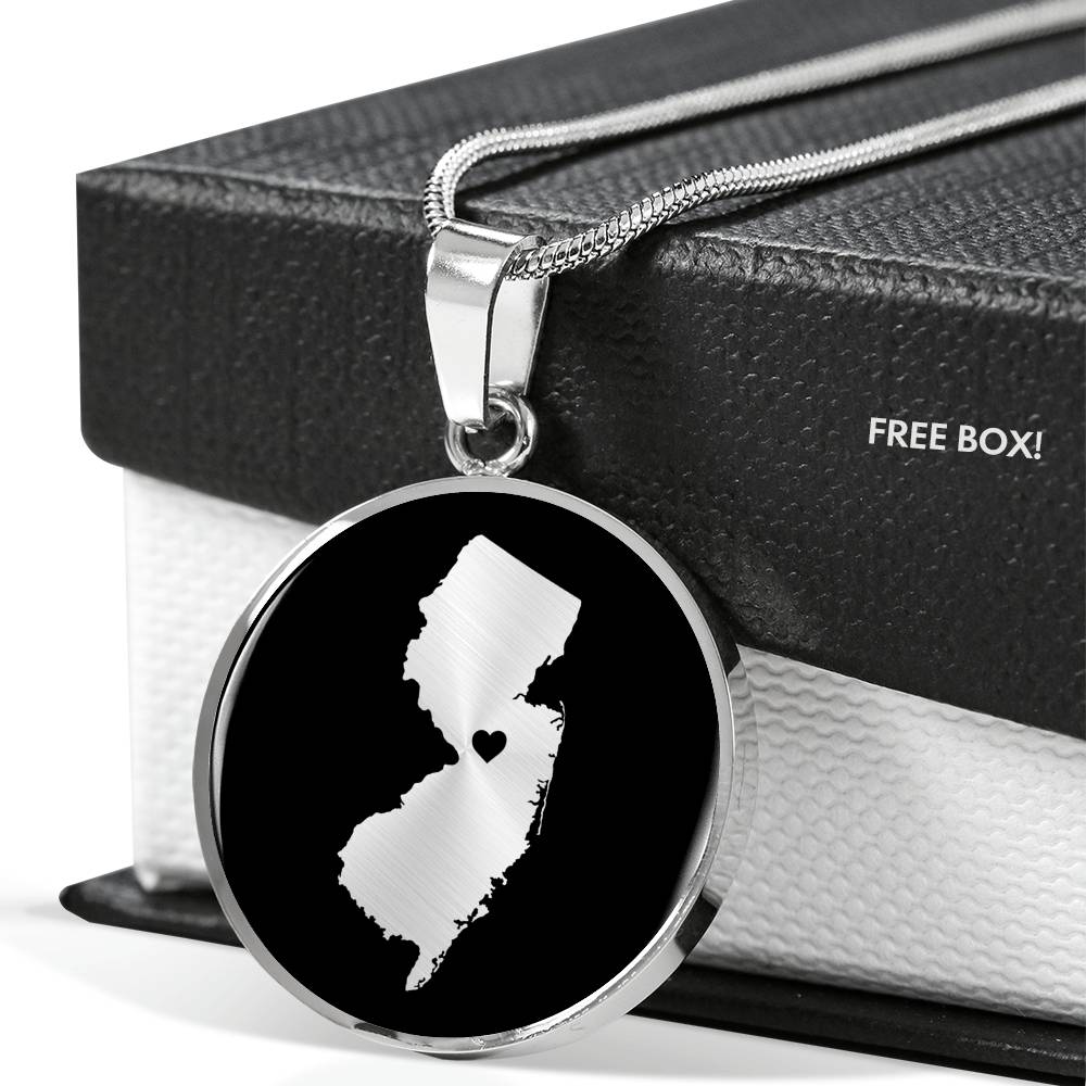 New Jersey Necklace - New Jersey Gift