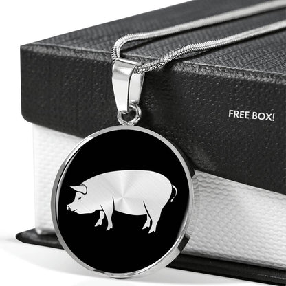 Pig Necklace - Pig Gift