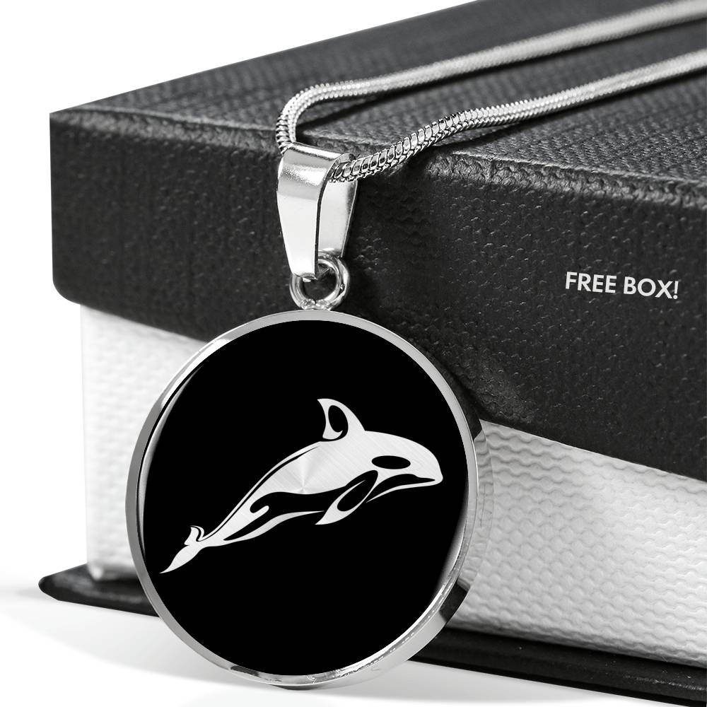 Orca Necklace - Orca Gift