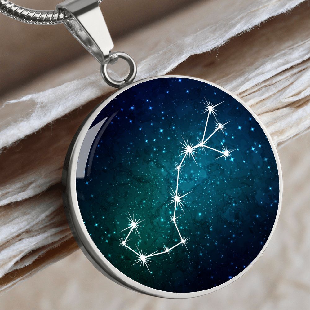 Scorpio Necklace - zodiac necklace, constellation necklace