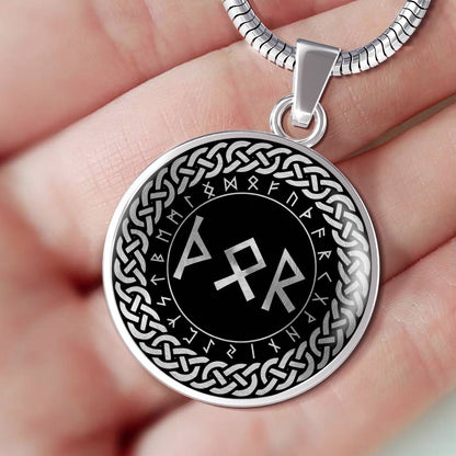 Thor Pendant - Thor Runes Necklace