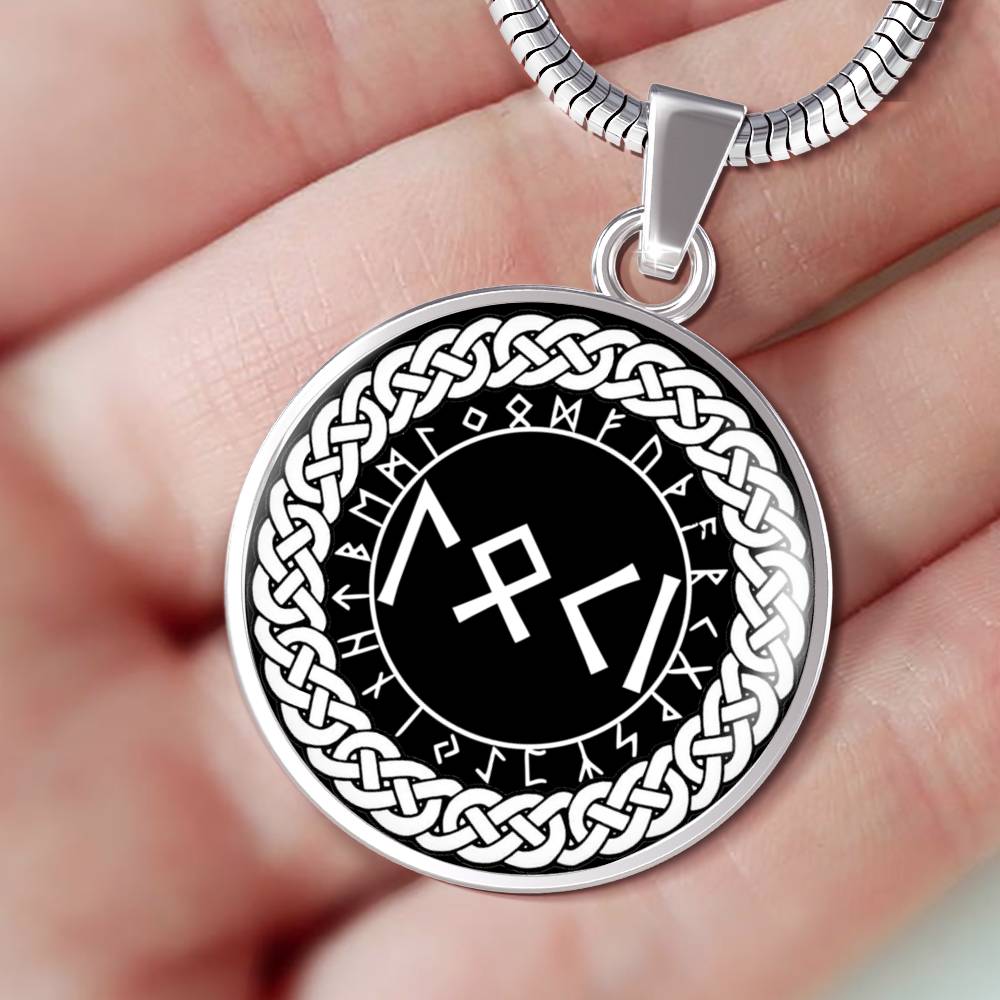Loki Pendant - Loki Runes Necklace