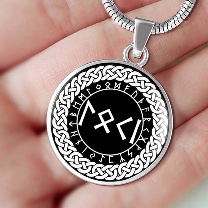 Loki Pendant - Loki Runes Necklace