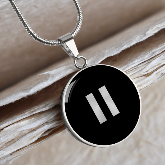 Pause Necklace - Yoga Jewelry