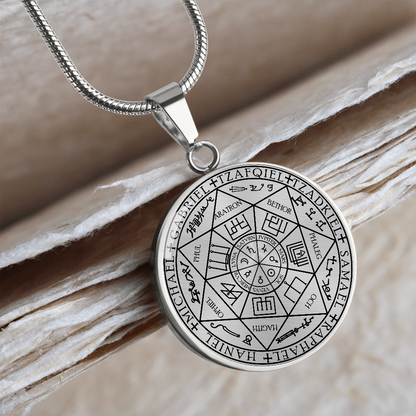 Seal of Seven 7 Archangels Necklace