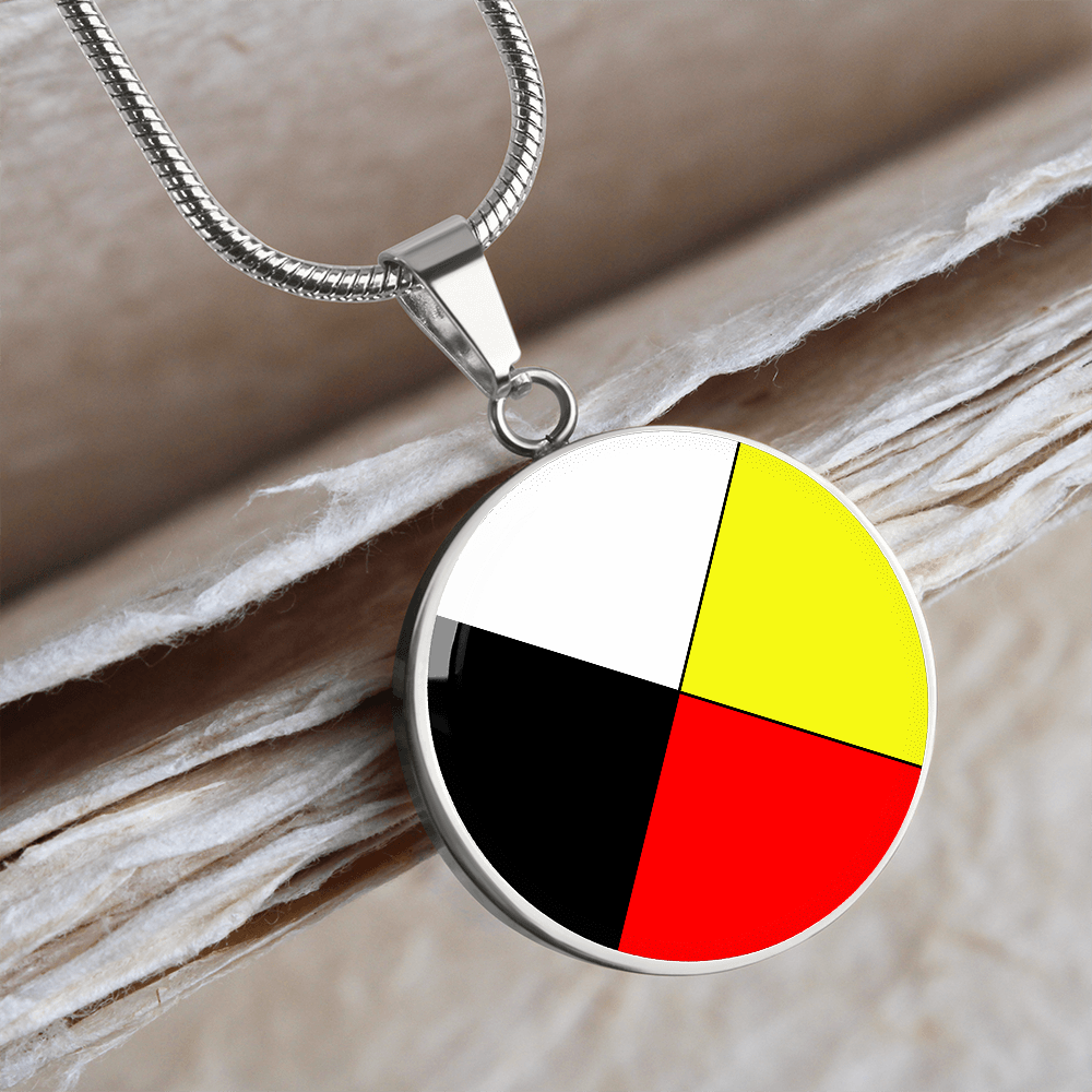 Native American Medicine Wheel Necklace