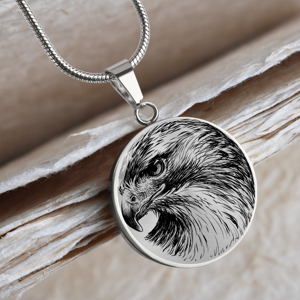 Red Tailed Hawk Necklace