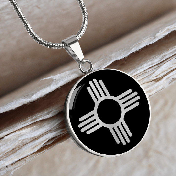 Zia symbol necklace top