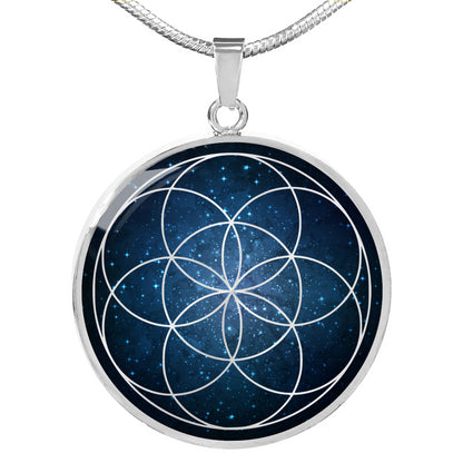 Seed Of Life Pendant - Sacred Geometry Necklace