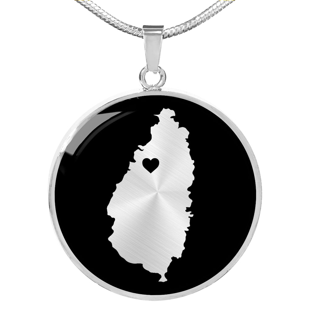 Saint Lucia Necklace - Saint Lucia Gift