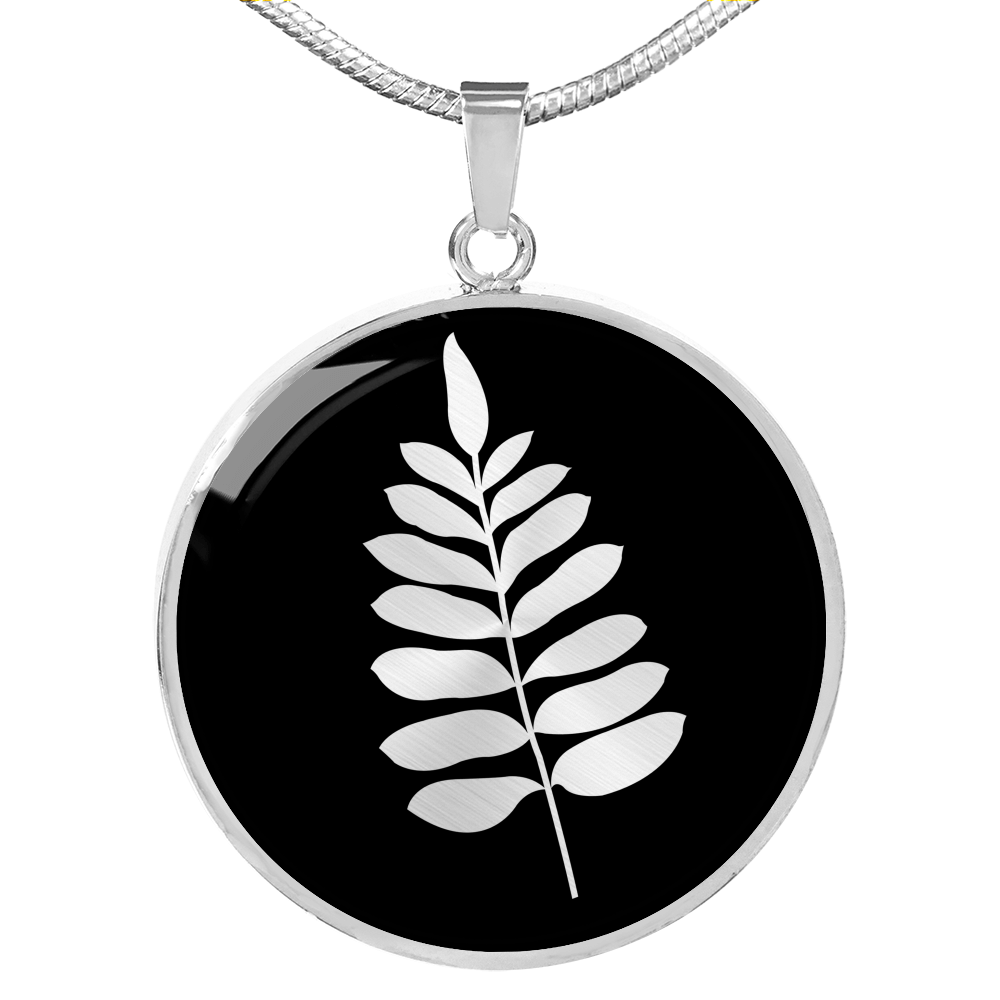 Personalized Fern Necklace - Plant Lover Gift