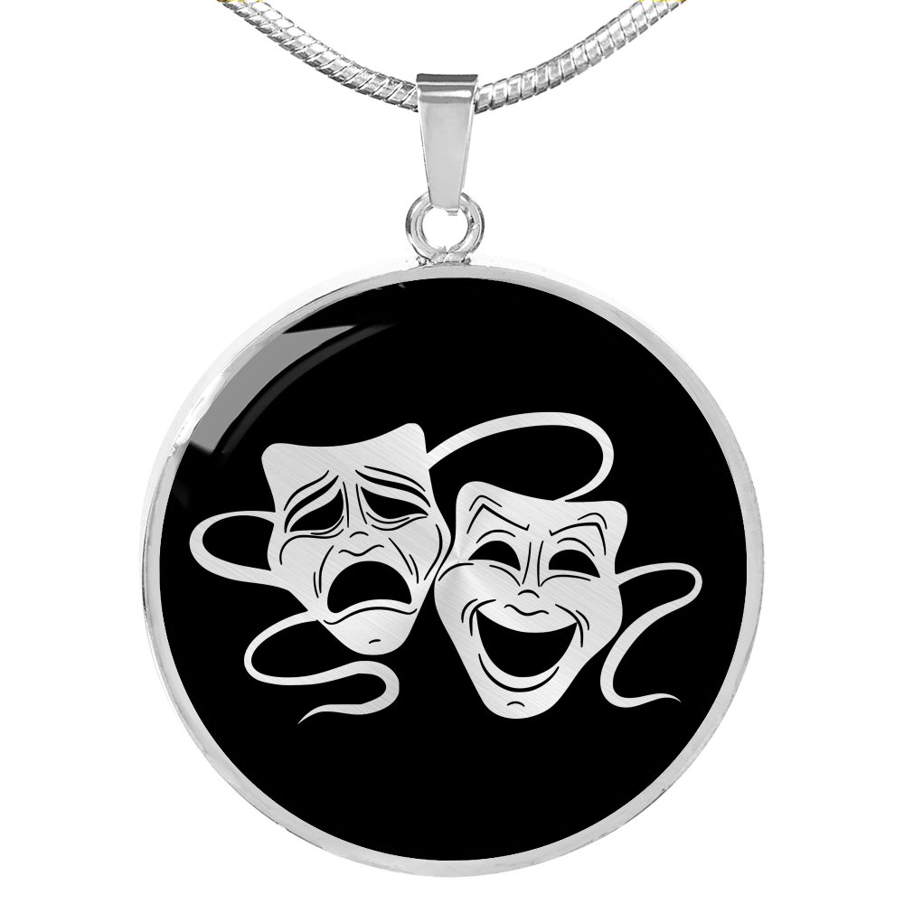 Drama Necklace - Theater Mask Necklace
