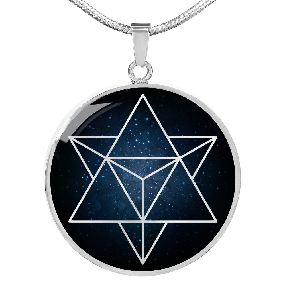 Merkaba pendant - Sacred Geometry Necklace